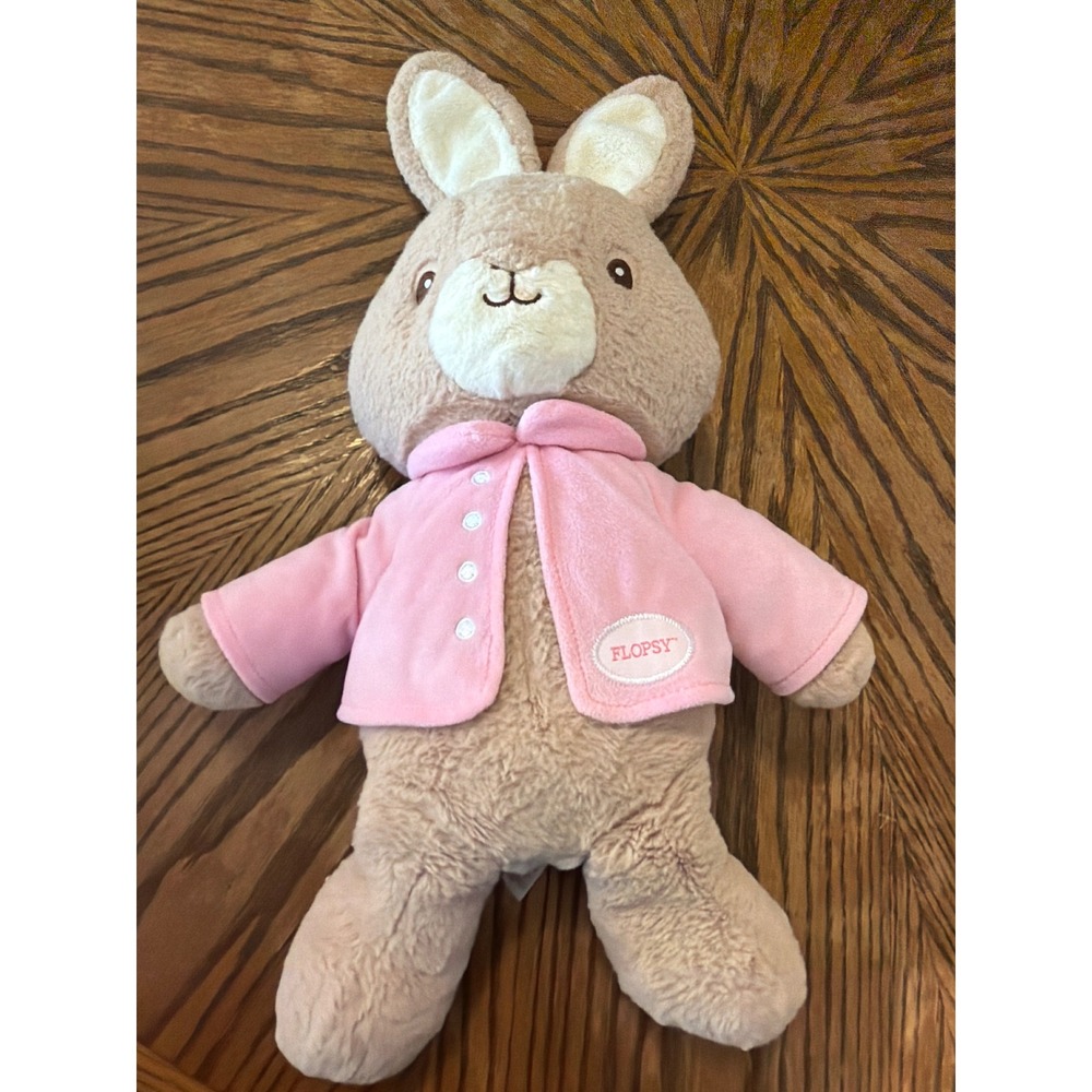 Kids Preferred World of Beatrix Potter Flopsy Bunny Plush Pink Jacket 2022